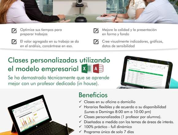 Clases de excel Modelo Empresarial In House