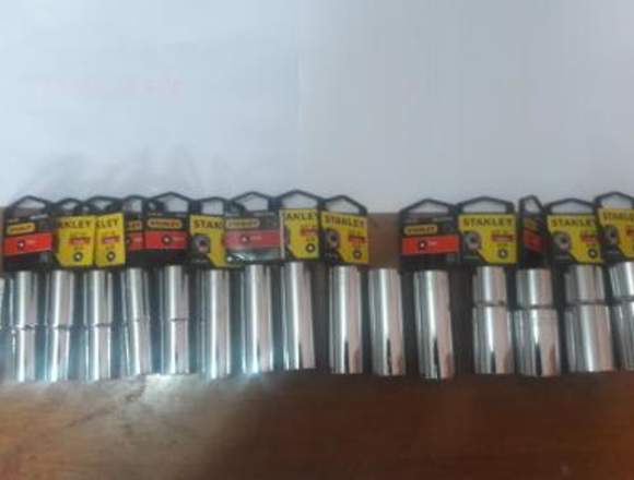 VENDO 18 DADOS MILIMETRICOS LARGOS STANLEY NUEVOS