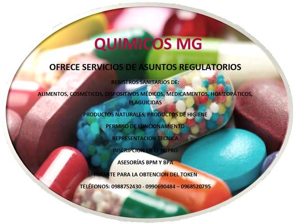 QUIMICOS MG, SERVICIOS DE ASUNTOS REGULATORIOS