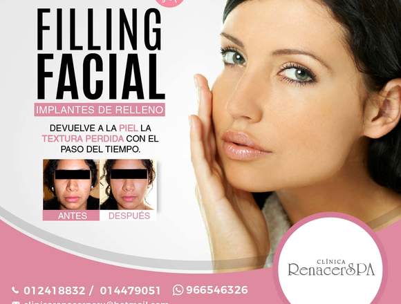 Filling Facial - Clínica RenacerSpa