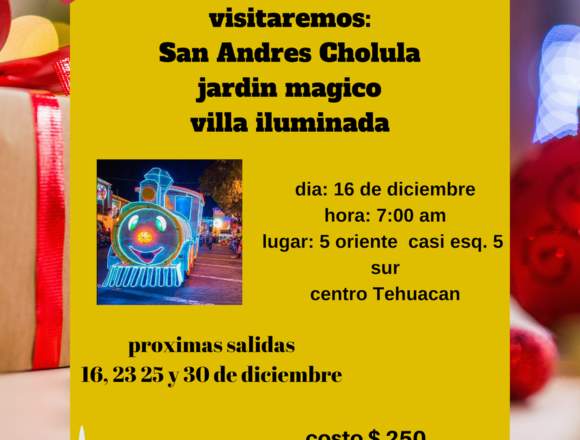 VAMONOS A VILLA ILUMINADA  DE ATLIXCO