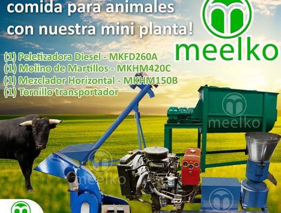 Mini Planta Meelko, combo  para fabricar 