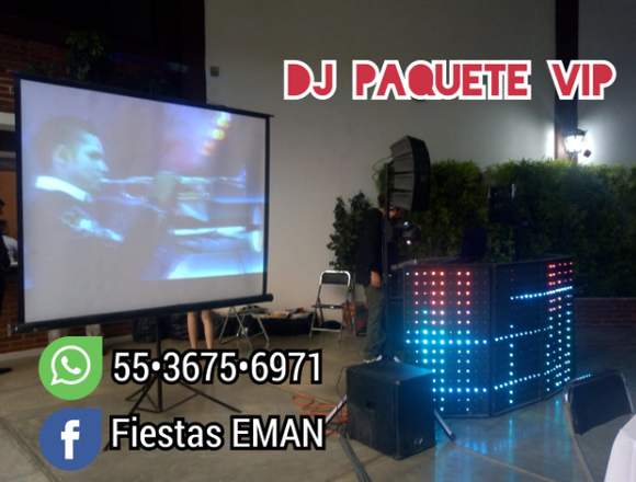 DJ para fiestas con audio e iluminación