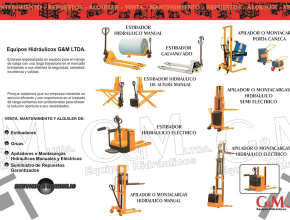 Venta y servicio de mantenimiento eq. hidráulicos