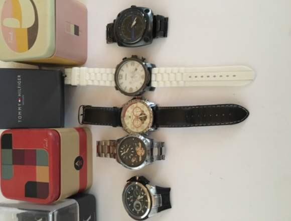 Vendo 5 relojes Originales usados 