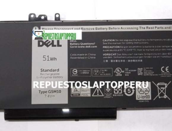 Bateria Dell E5450 E5550 G5m10 8v5gx 