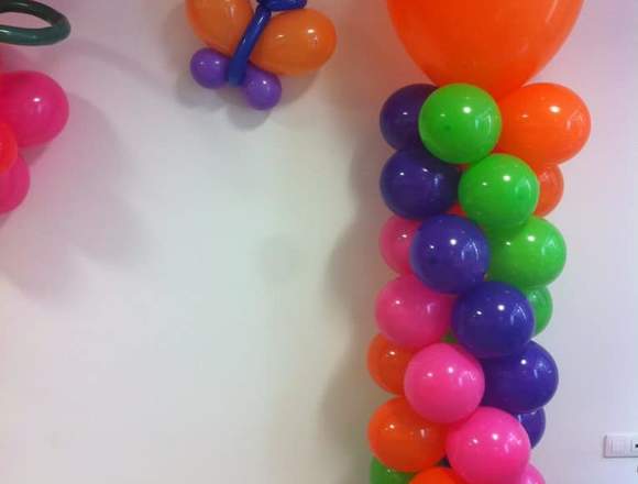 decoración con globos