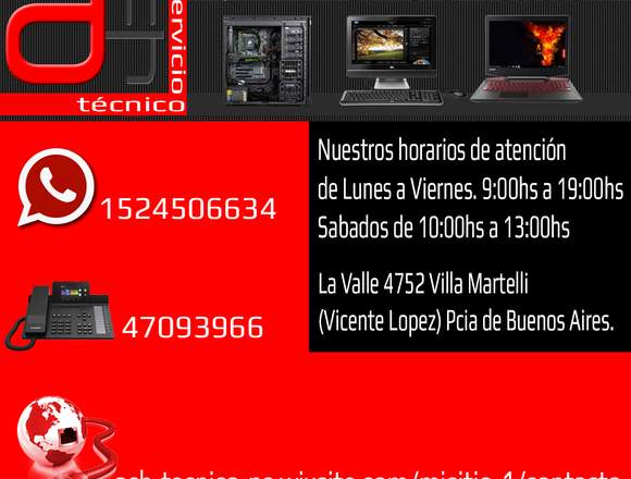 Ach Servicio Técnico De Pc - Notebook Y Redes