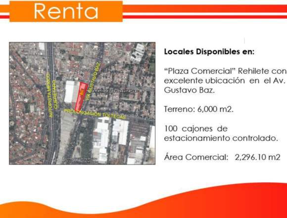 Rento local de 143.74 m2 en Tlalnepantla industria