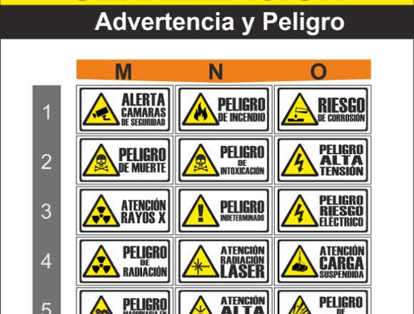 Señalización Con Acabados Industrial Para Empresas