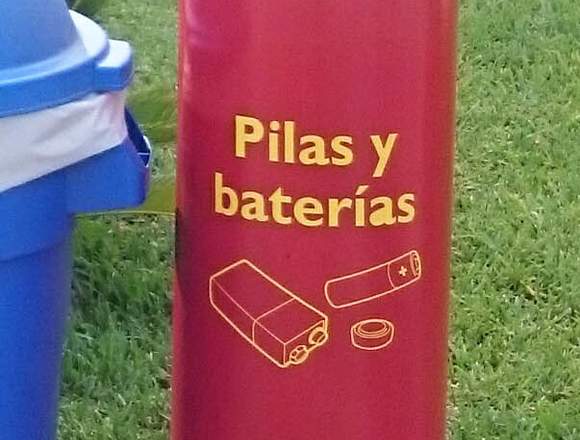 TACHO PARA PILAS Y BATERÍAS PARA RECICLAJE