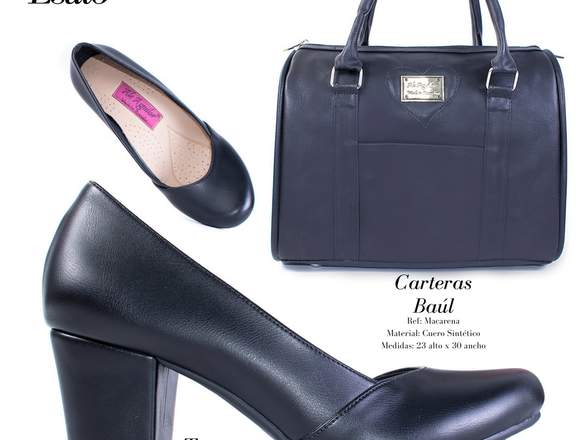 Carteras y tacones para mujer tallas desde 34 a 40