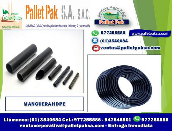 VENTA DE MANGUERA HDPE