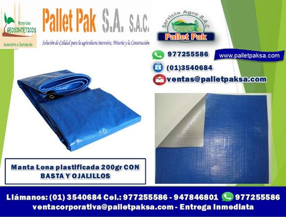 VENTA DE LONA PLASTIFICADA