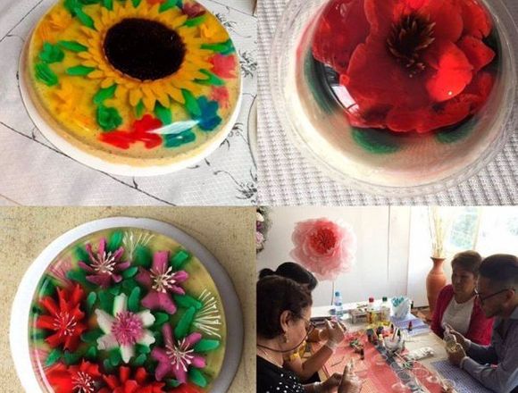 GRAN CURSO DE GELATINAS DECORADAS