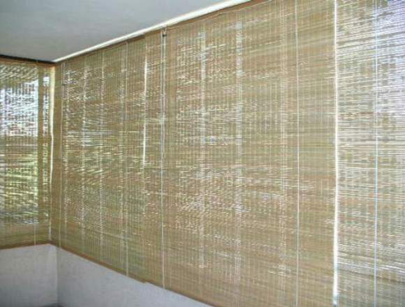 Cortinas Roller de Totora Fina