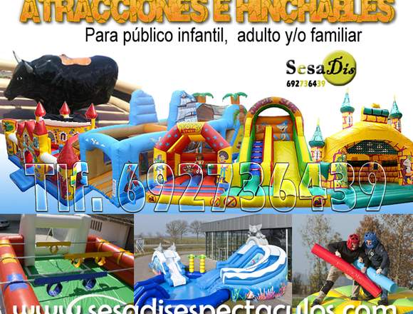 Alquiler de hinchables y atracciones