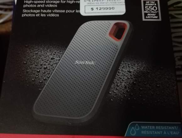 Sandisk Extreme ultra portable 500gb.