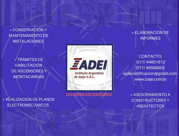 Conservación y mantenimiento de Ascensores