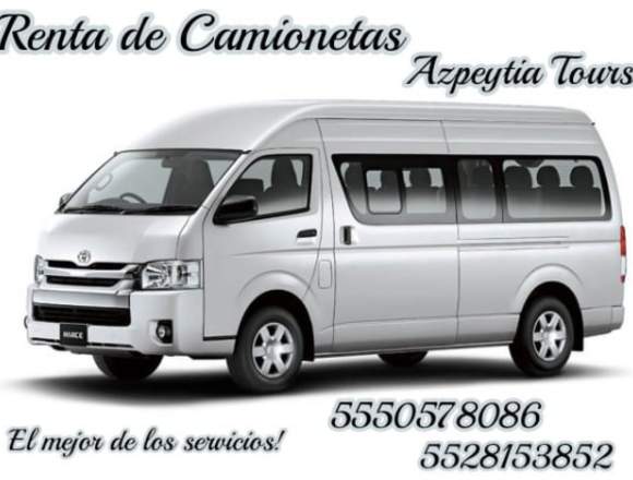 renta camionetas de turismo con nosotros 