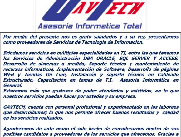 GAVTECH Asesoría Informática Total