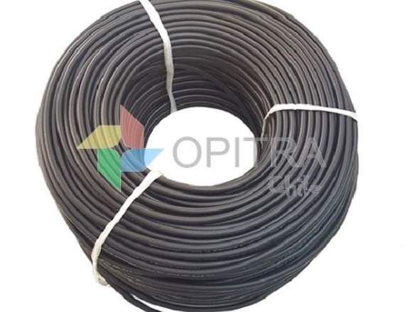 Rollo Cable Solar Certificado 6mm2 50mts Negro