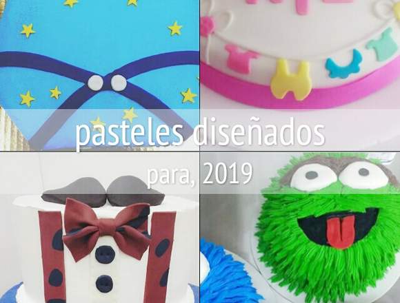 Pasteles con diseños