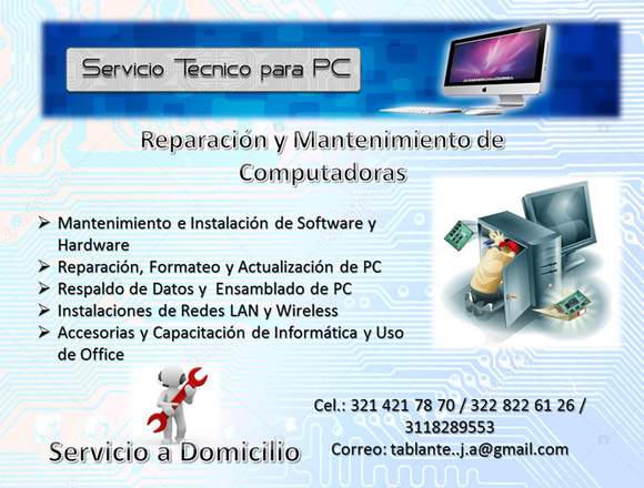 Servicio Técnico para tu PC