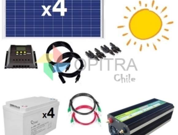 Kit Full Off Grid Energia Solar Hogar 1.000W 