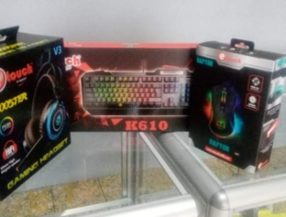  COMBO GAMER AUDIFONOS+MOUSE + TECLADO 