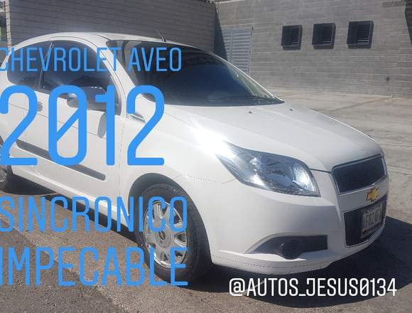 CHEVROLET AVEO AÑO 2012