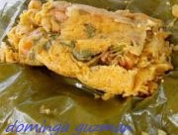 se preparan pasteles de arroz y tamales navideños