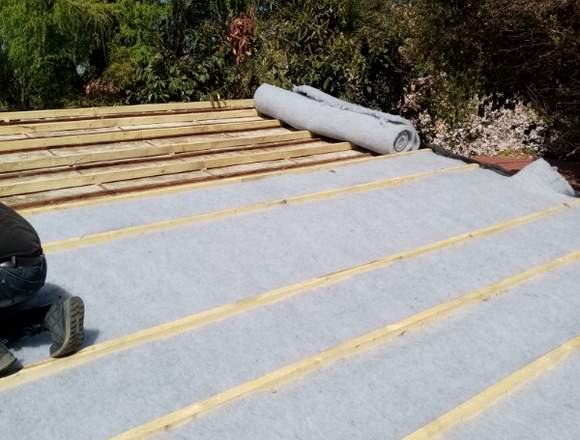 Instalación de tejas asfalticas, recambios 