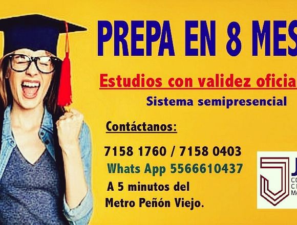 PREPARATORIA EN 8 MESES