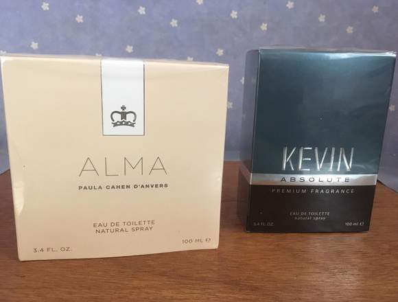 Perfumes importados para él y ella (Alma y Kevin)