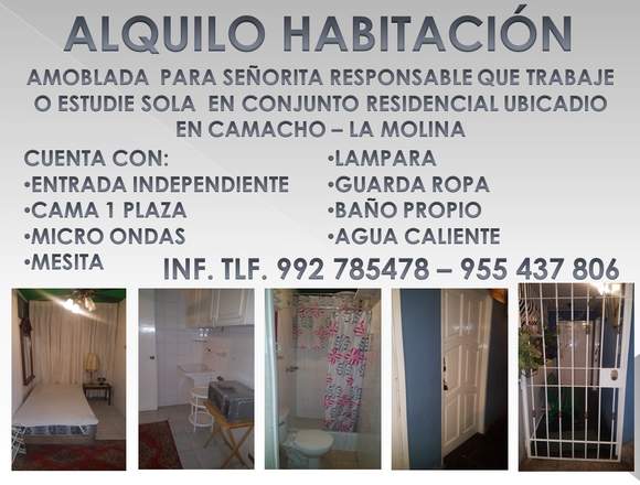 Habitación con baño 