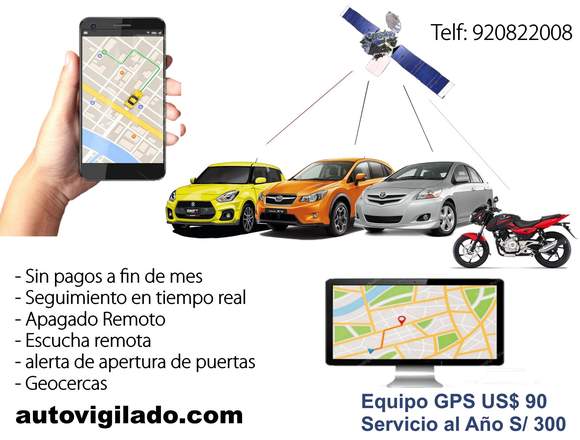 GPS PARA TAXIS, AUTOS, CAMIONETAS Y MOTOS