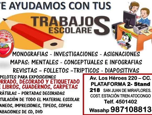 TRABAJOS ESCOLARES-UNIVERSITARIOS 