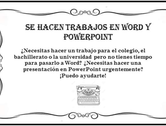 Digitalización de trabajos en Word y PowerPoint