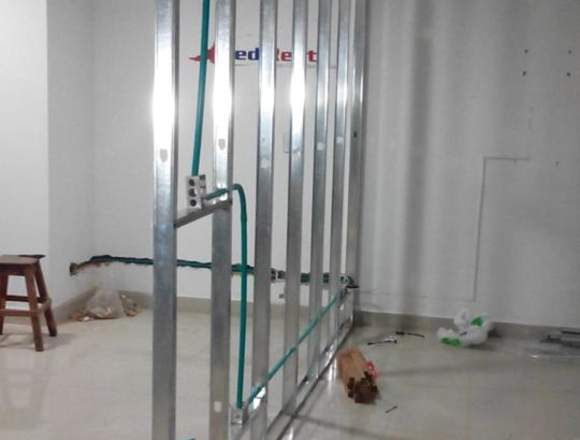 instalacio drywall y pisos laminados