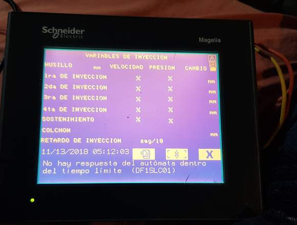 Pantalla hmi touch schneider 