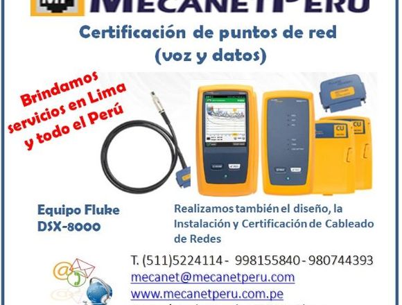 Certificación de puntos de puntos de red