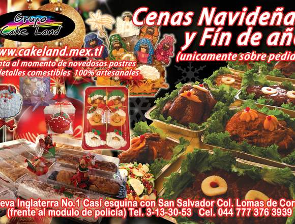 Cenas navideñas y cenas para fin de año