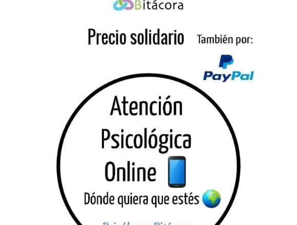 Atención Psicológica Online Precio Solidario