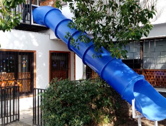 toboganes de emergencia para jardín infantil