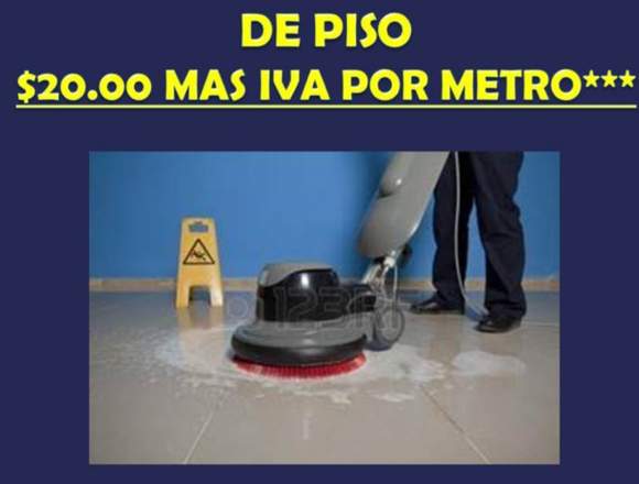 Pulido de piso de cemento