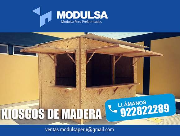 Casetas de vigilancia módulos oficinas de madera 