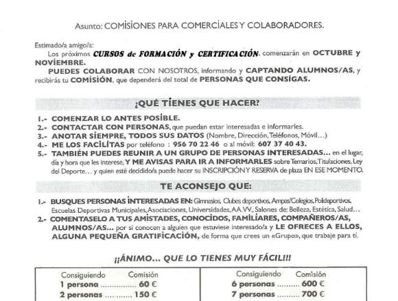 CURSOS DE FORMACIÓN Y CERTIFICACIÓN.