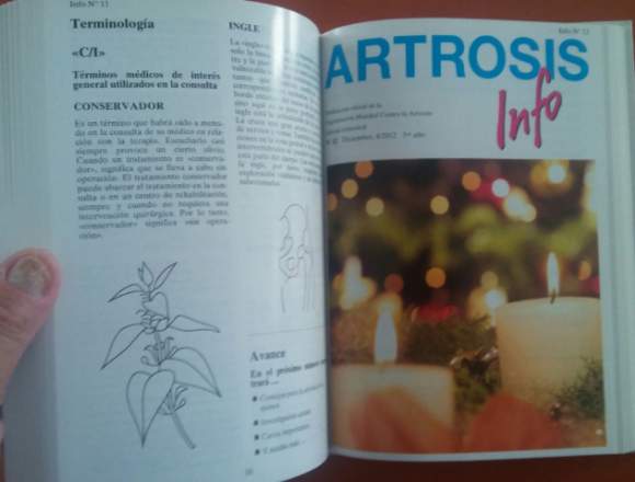 ARTROSIS  INFO. LIBRO  con 330 páginas