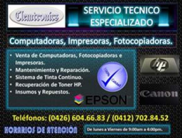 Servicio Reparación de Impresora y Fotocopiadoras